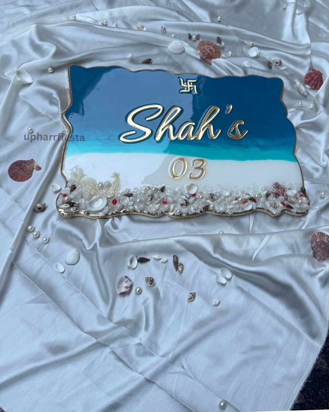 Shah Ocean Theme Resin Nameplate