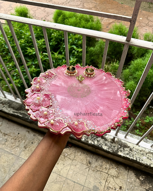 Pink Rakhi Platter