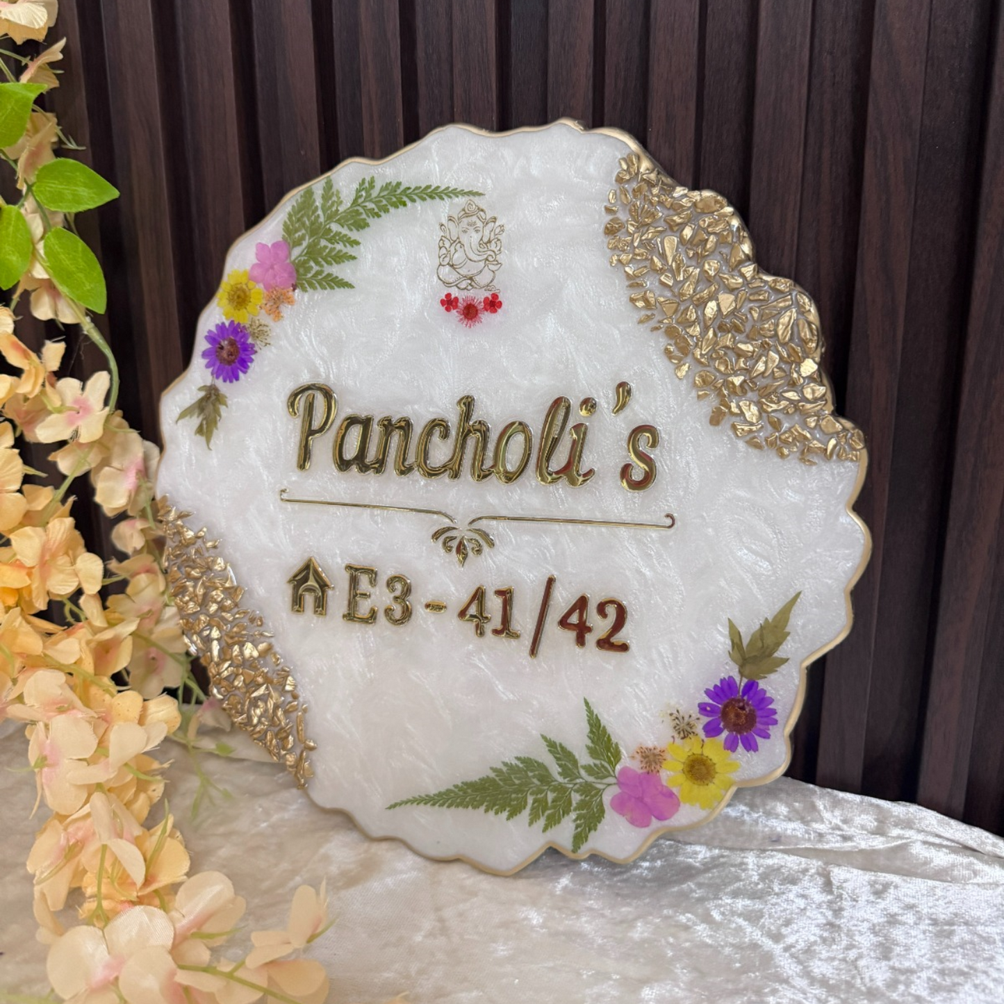 Pancholi's Resin Nameplate