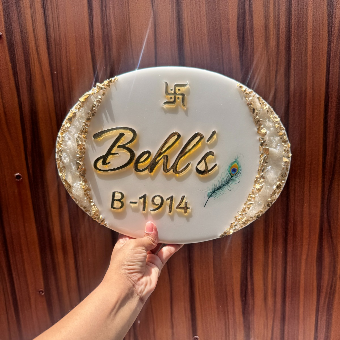 Behl's Resin Nameplate