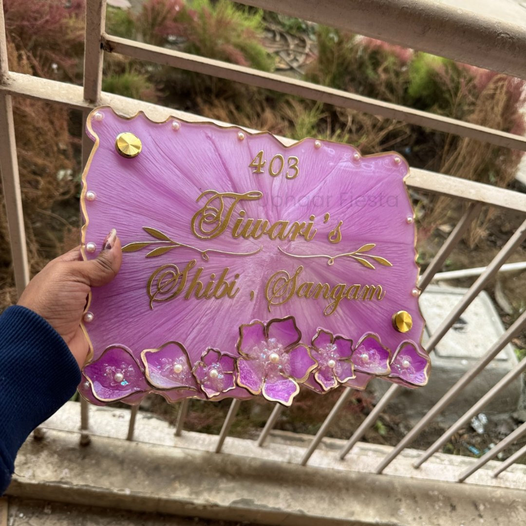 Tiwari Resin Nameplate