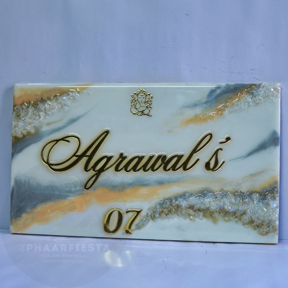 Agrawal Stone Premium Nameplate