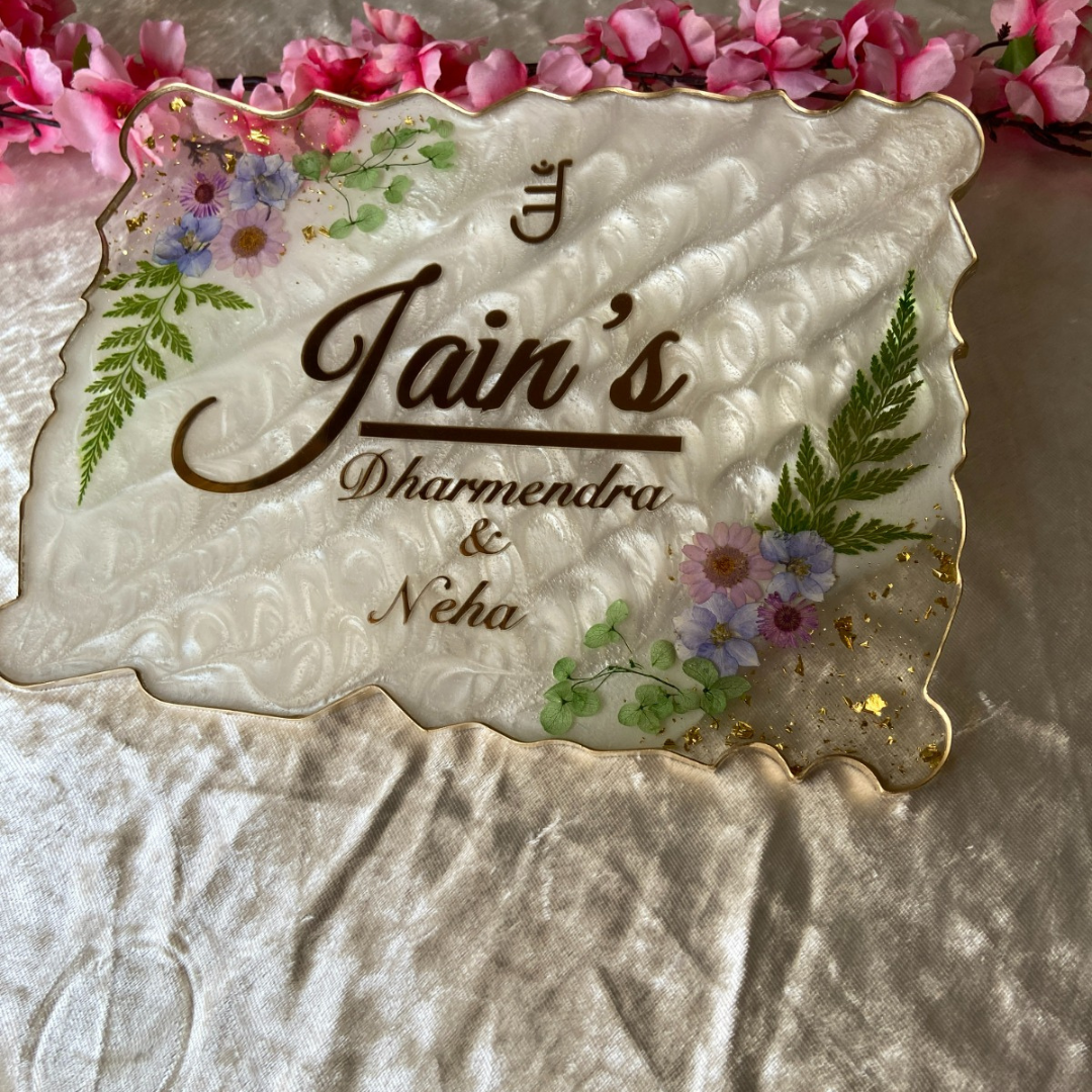 Jain Resin Nameplate