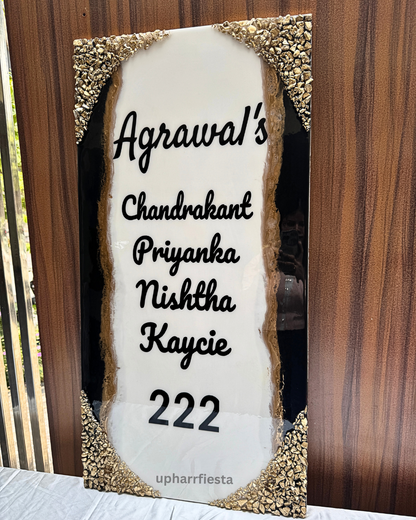 Agrawal's Resin Nameplate