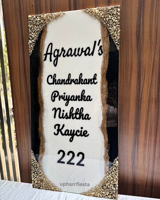 Agrawal's Resin Nameplate