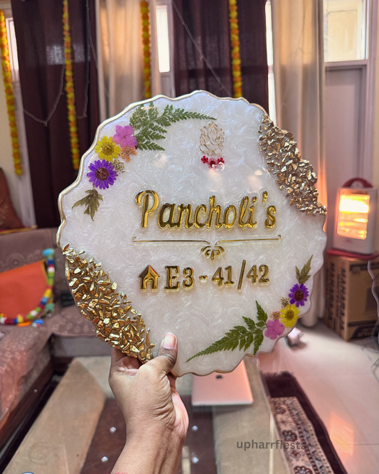 Pancholi's Resin Nameplate