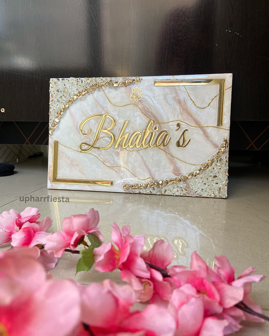 Bhati's Resin Nameplate