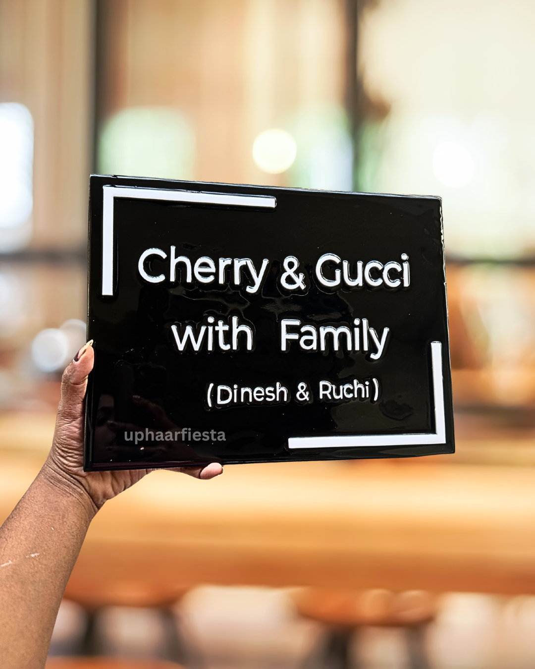 Gucci Resin Nameplate