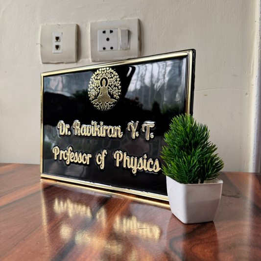 Professor Resin Nameplate