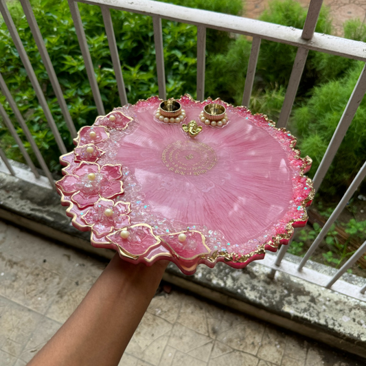 Pink Rakhi Platter
