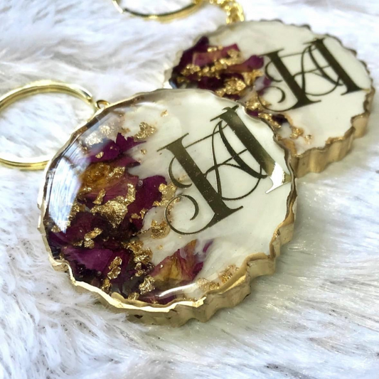 Golden Foil Keychain