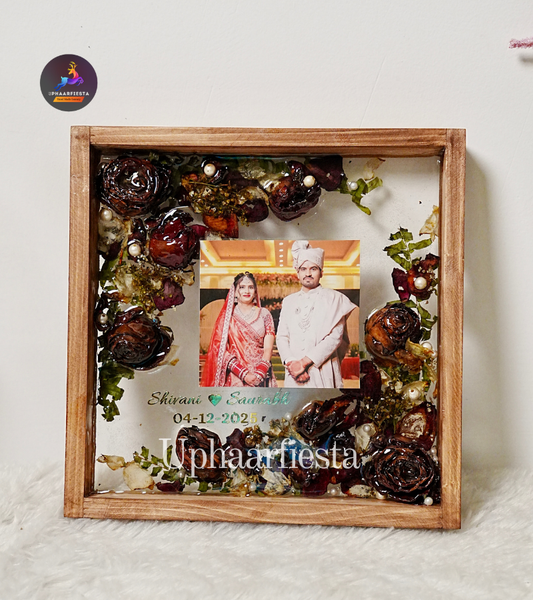 Red Rose Varmala Preservation frame