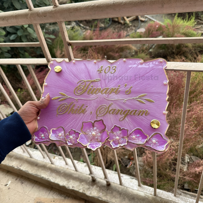 Tiwari Resin Nameplate