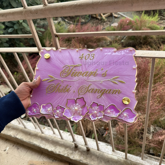 Tiwari Resin Nameplate