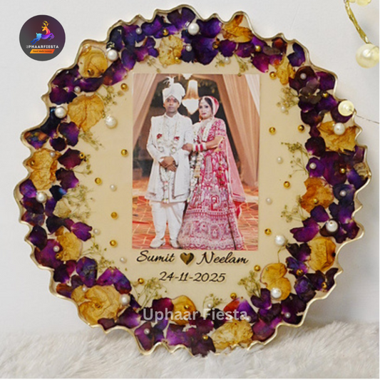 Agate Varmala Preservation Frame