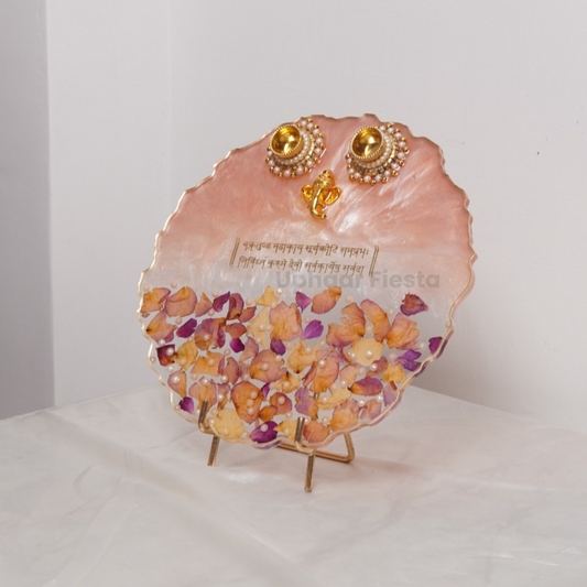 Rose Preserved Pooja Thali